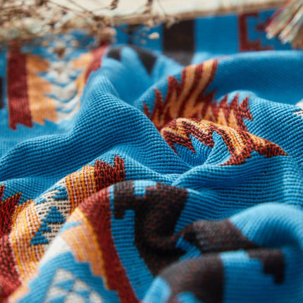 Woven Native Star Throw