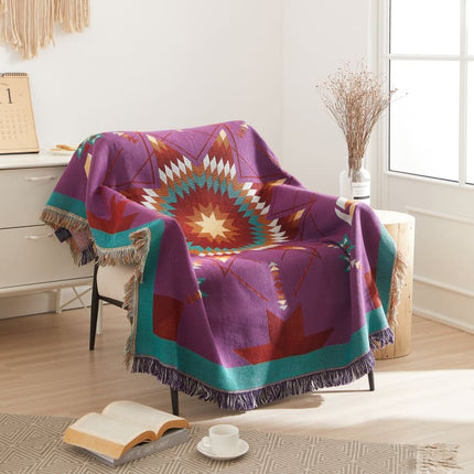 Woven Native Star Throw