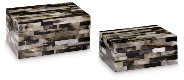 Ellford - Black / Brown / Cream - Box Set (Set of 2) Signature Design by Ashley® 