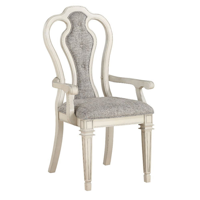 Kayley - Chair (Set of 2) - Linen & Antique White - Tony's Home Furnishings