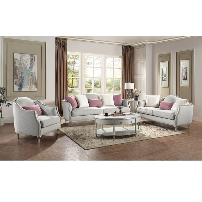 Kasa Loveseat - Beige Linen - Tony's Home Furnishings