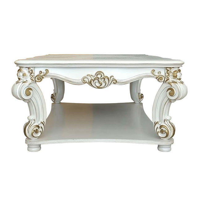 Vendom - Coffee Table - Antique Pearl Finish - Tony's Home Furnishings