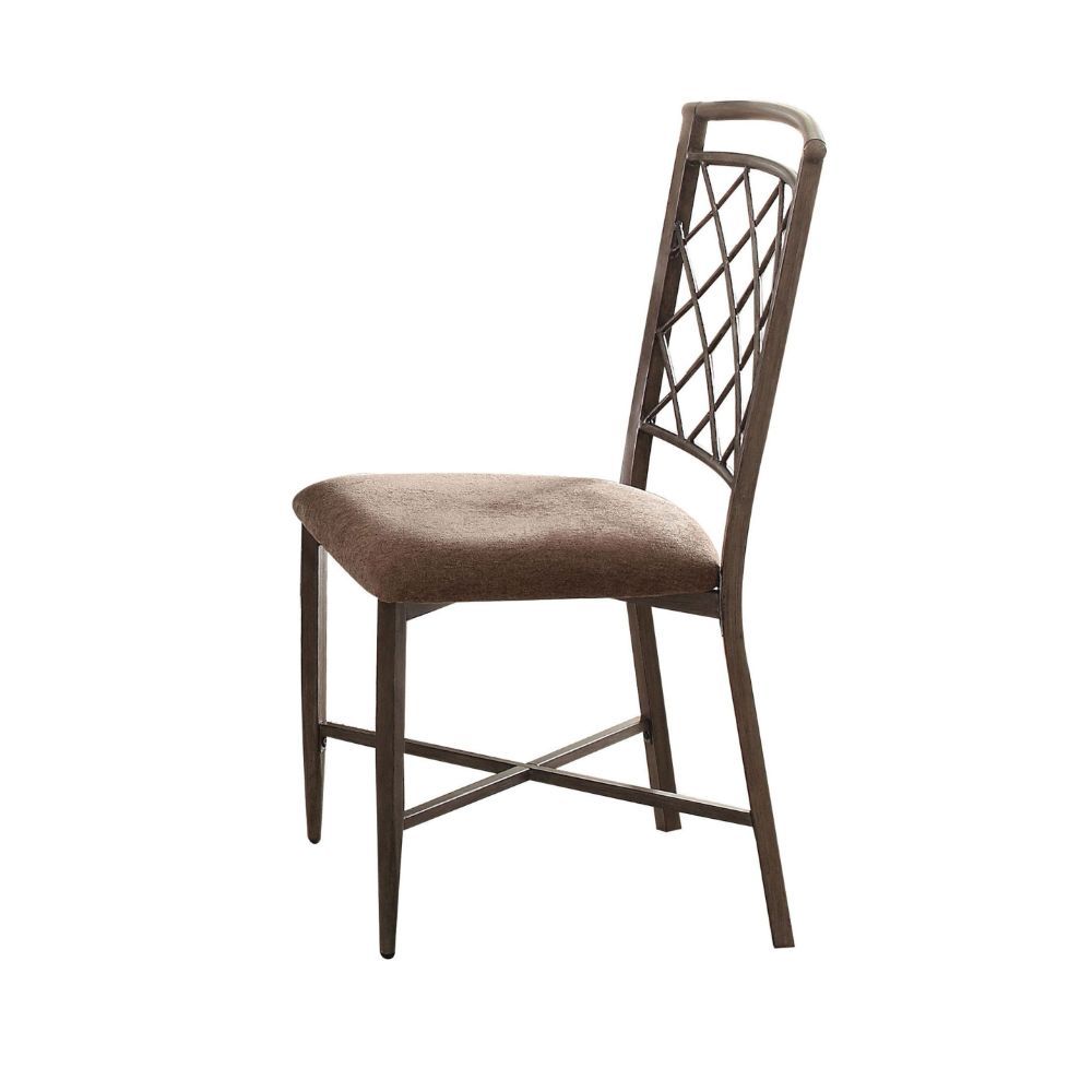 Aldric - Side Chair (Set of 2) - Fabric & Antique - Tony's Home Furnishings