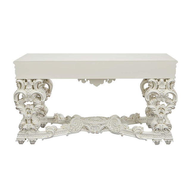 Adara - Sofa Table - Antique White Finish - Tony's Home Furnishings