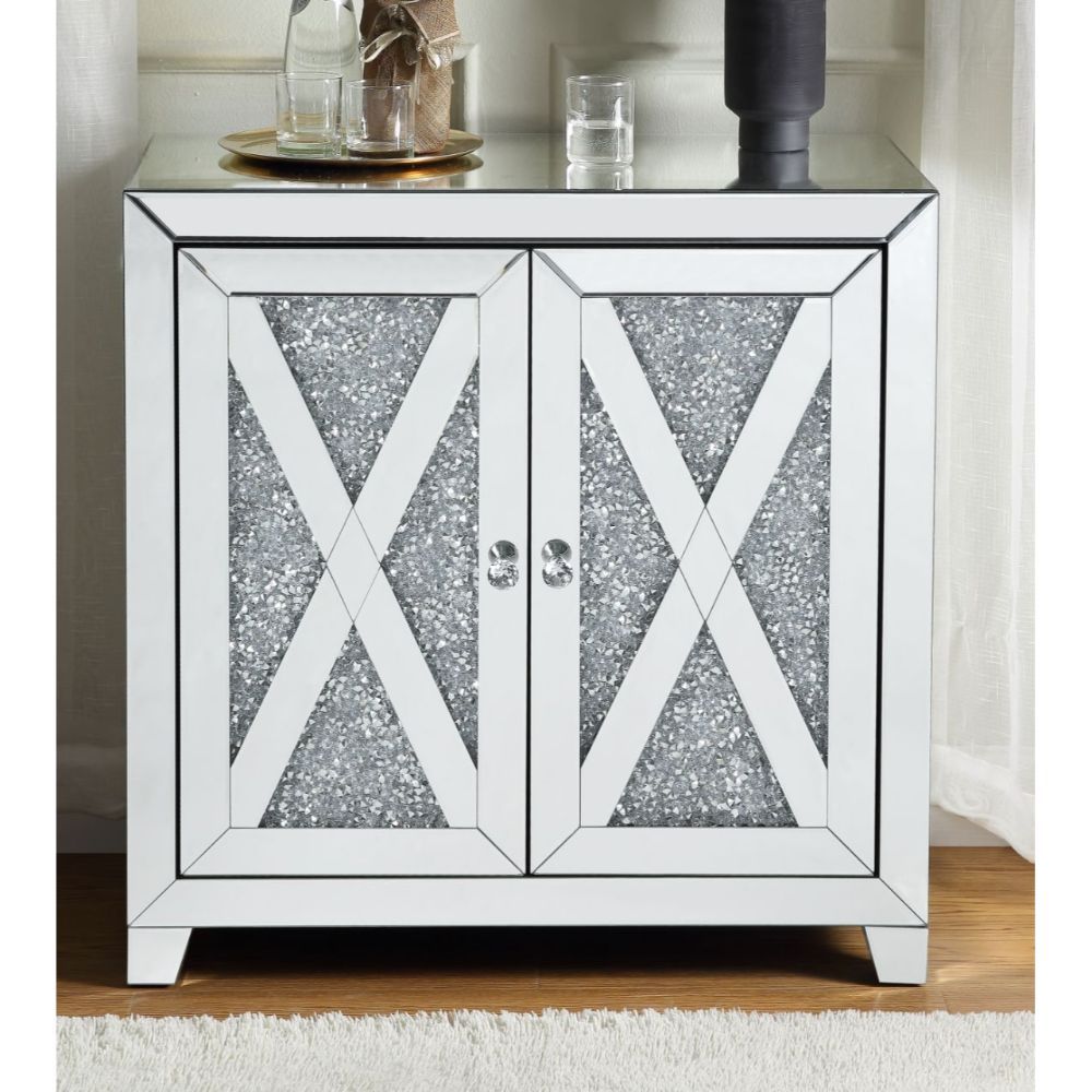 Noralie - Accent Table - Pearl Silver - Wood - Tony's Home Furnishings