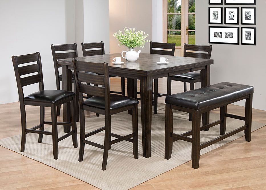 Urbana - Counter Height Table - Espresso - Tony's Home Furnishings