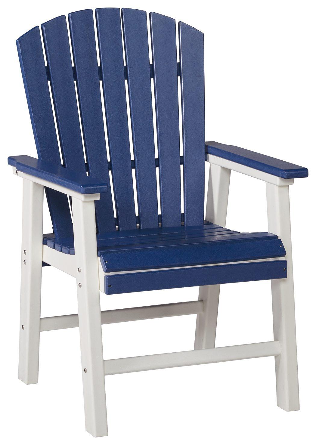 Toretto - Blue / White - Arm Chair (Set of 2) Tony's Home Furnishings Furniture. Beds. Dressers. Sofas.