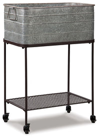 Thumbnail for Vossman - Antique Gray / Brown - Beverage Tub Tony's Home Furnishings Furniture. Beds. Dressers. Sofas.