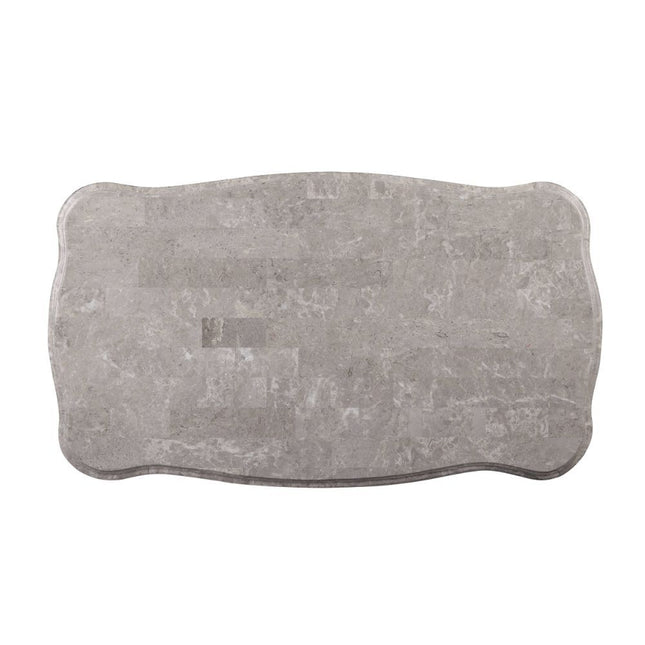 Ariadne - Coffee Table - Marble & Platinum - Tony's Home Furnishings