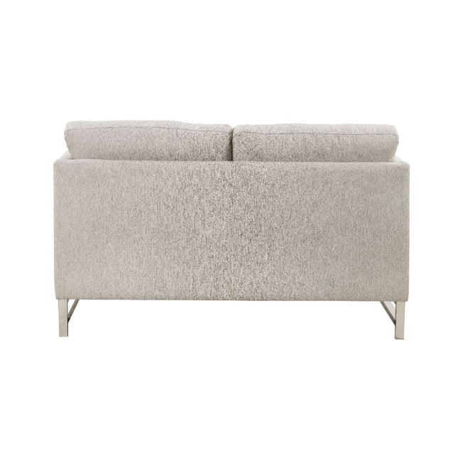 Varali - Loveseat - Beige Linen - Tony's Home Furnishings