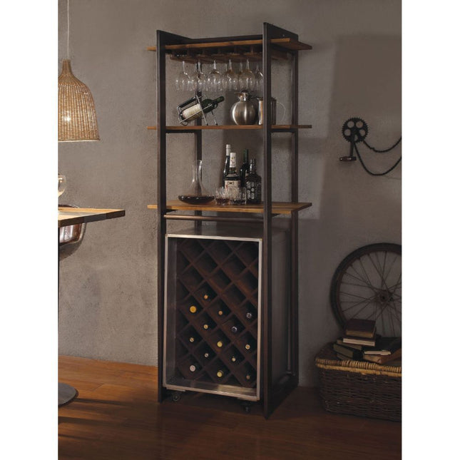 Brancaster - Storage - Oak & Antique Black - Tony's Home Furnishings