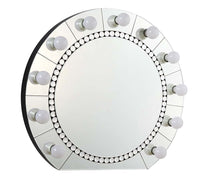 Farai - Wall Decor - Mirrored & Faux Crystal Diamonds - 29