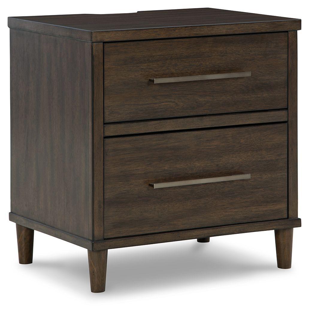 Wittland - Brown - Two Drawer Night Stand Tony's Home Furnishings Furniture. Beds. Dressers. Sofas.