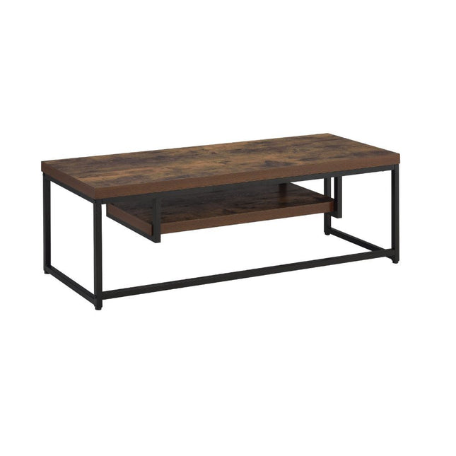 Bob - TV Stand - Weathered Oak & Black - Tony's Home Furnishings