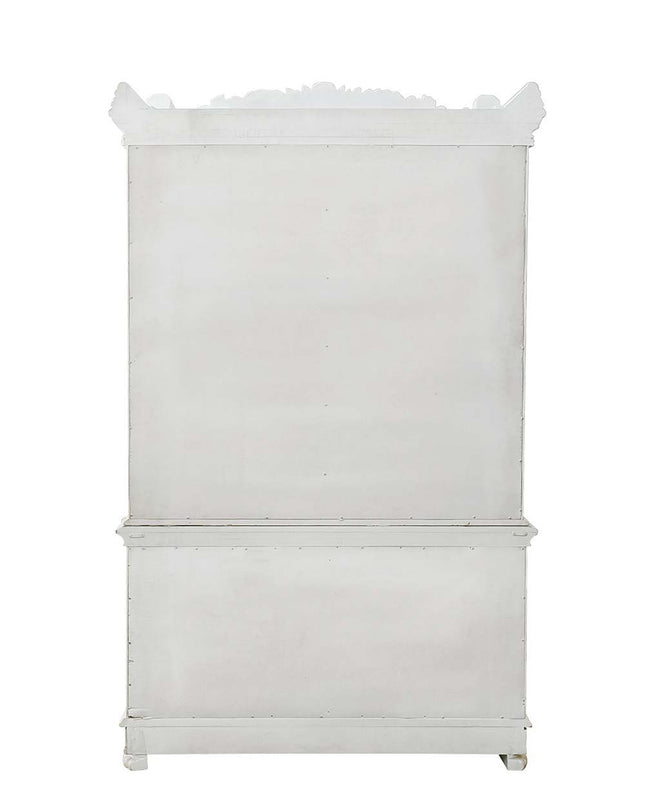 Vendom - Curio - Antique Pearl Finish - Tony's Home Furnishings