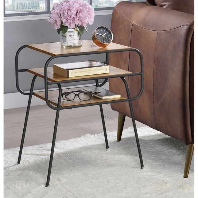 Kaseko - Accent Table - Oak & Black - Tony's Home Furnishings