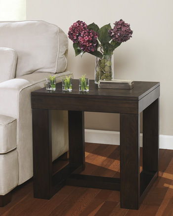 Watson - Dark Brown - Square End Table Tony's Home Furnishings Furniture. Beds. Dressers. Sofas.
