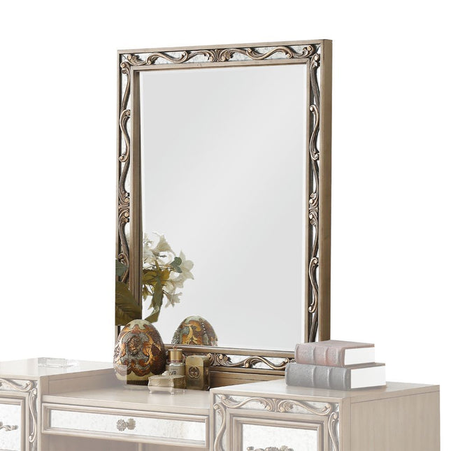 Orianne - Vanity Mirror - Antique Gold - Tony's Home Furnishings