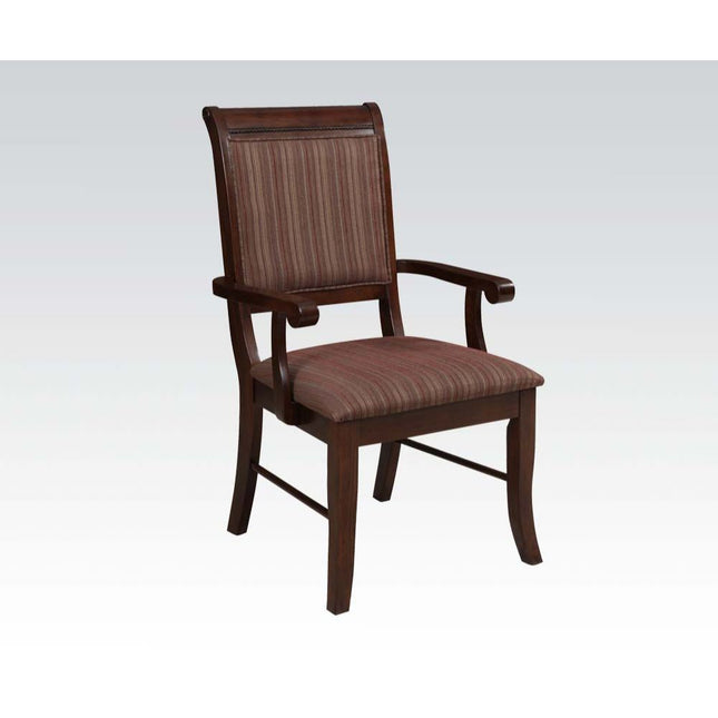 Mahavira - Chair (Set of 2) - Fabric & Espresso - Tony's Home Furnishings