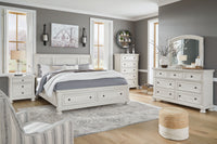Thumbnail for Robbinsdale - Sleigh Bed - Tony's Home Furnishings