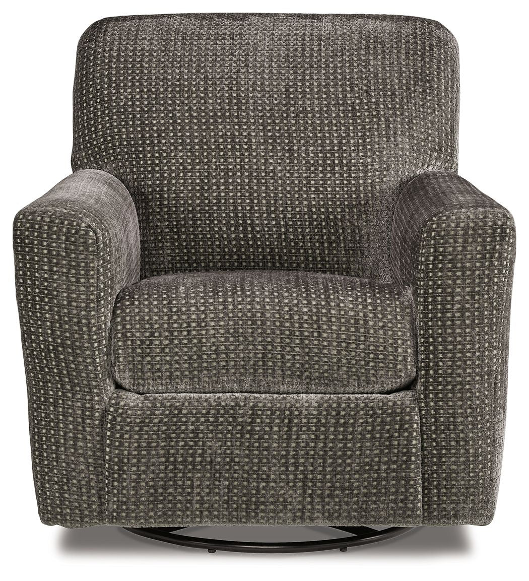 Herstow - Swivel Glider Accent Chair - Tony's Home Furnishings