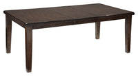 Thumbnail for Haddigan - Dark Brown - Rect Dining Room Ext Table - Tony's Home Furnishings