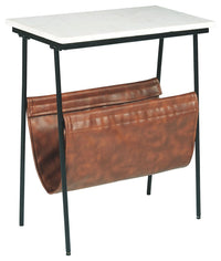 Thumbnail for Etanbury - Brown / Black/white - Accent Table Tony's Home Furnishings Furniture. Beds. Dressers. Sofas.