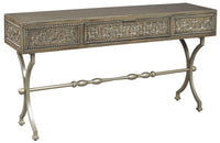 Thumbnail for Quinnland - Antique Black - Console Sofa Table Tony's Home Furnishings Furniture. Beds. Dressers. Sofas.