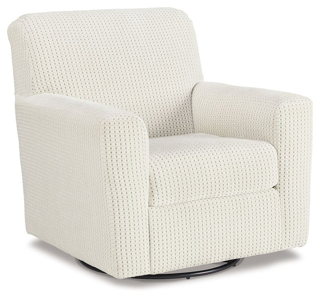 Herstow - Swivel Glider Accent Chair - Tony's Home Furnishings