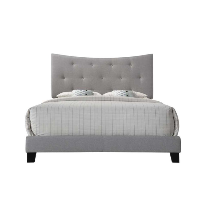 Venacha - Queen Bed - Gray Fabric - Tony's Home Furnishings