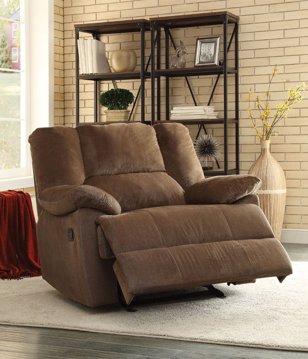 Oliver - Glider Recliner - Chocolate Corduroy - Tony's Home Furnishings