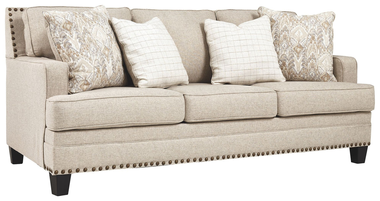 Claredon - Linen - Sofa Tony's Home Furnishings Furniture. Beds. Dressers. Sofas.