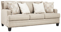Thumbnail for Claredon - Linen - Sofa Tony's Home Furnishings Furniture. Beds. Dressers. Sofas.