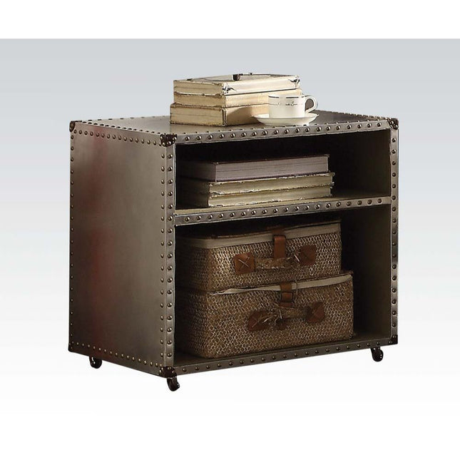 Brancaster - Nightstand - Aluminum - Tony's Home Furnishings