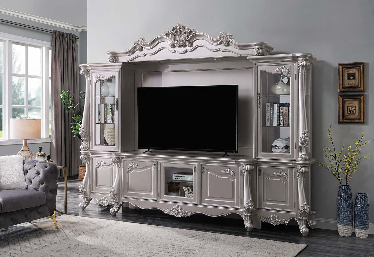 Bently - Entertainment Center - Champagne Finish - Tony's Home Furnishings