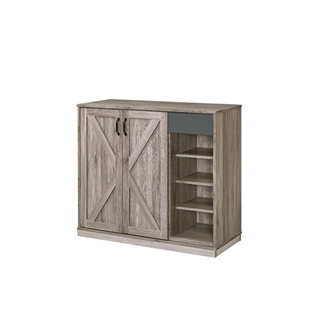 Toski - Cabinet - Rustic Gray Oak - Tony's Home Furnishings