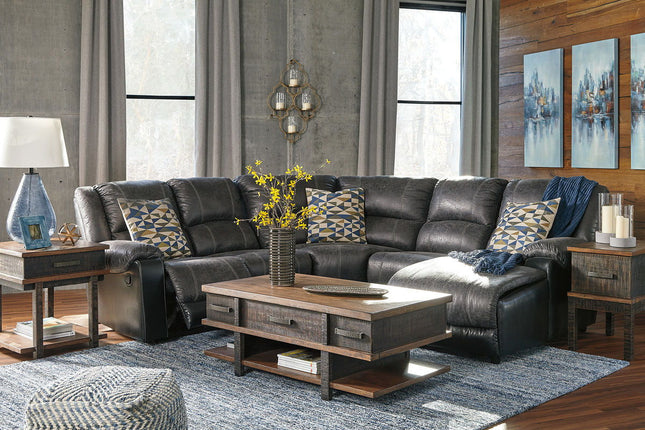 Nantahala - Reclining Sectional With Chaise - Tony's Home Furnishings