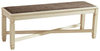 Thumbnail for Bolanburg - Beige - Large Uph Dining Room Bench Tony's Home Furnishings Furniture. Beds. Dressers. Sofas.