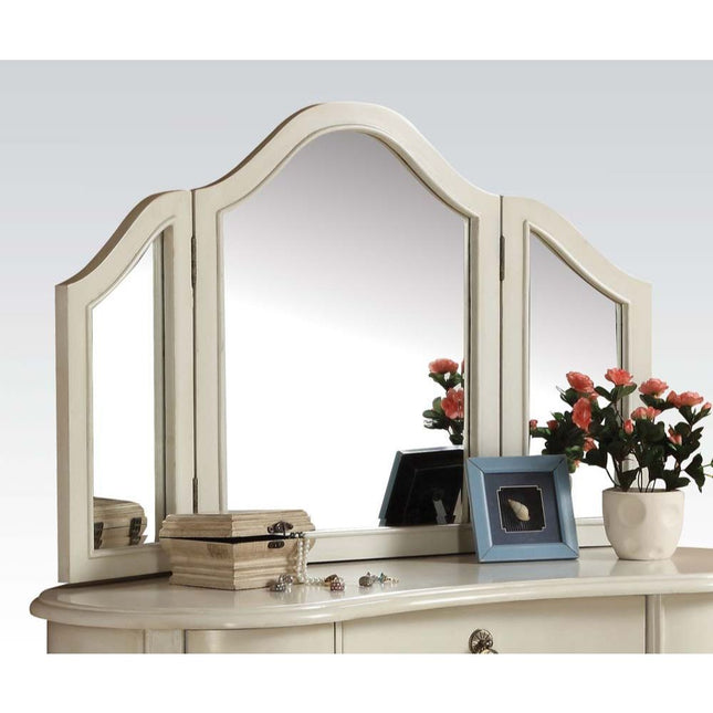 Trini - Vanity Mirror - White - Tony's Home Furnishings