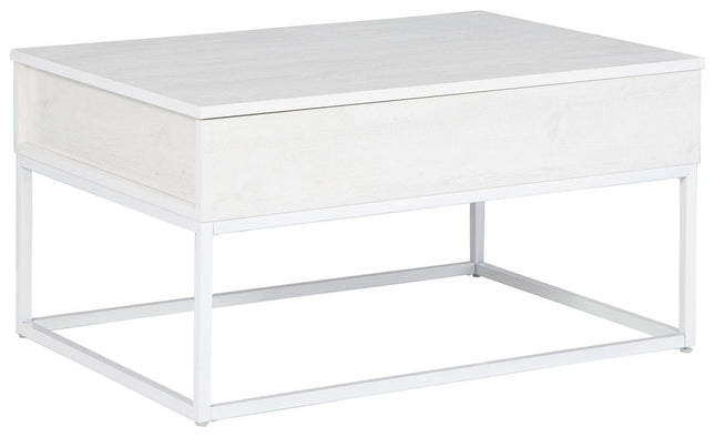 Deznee - White - Lift Top Cocktail Table Signature Design by Ashley® 