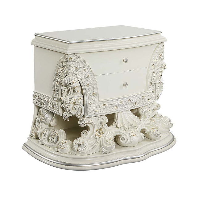 Adara - Nightstand - Antique White Finish - Tony's Home Furnishings