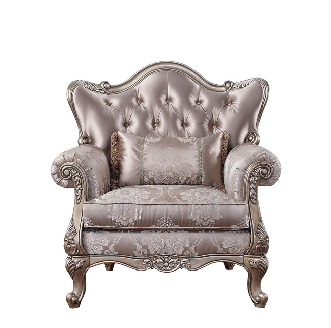 Jayceon - Chair - Fabric & Champagne - Tony's Home Furnishings