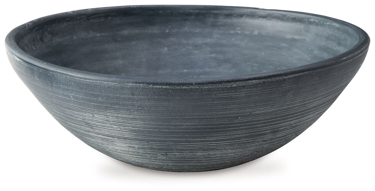 Meadie - Distressed Blue - Bowl - Tony's Home Furnishings