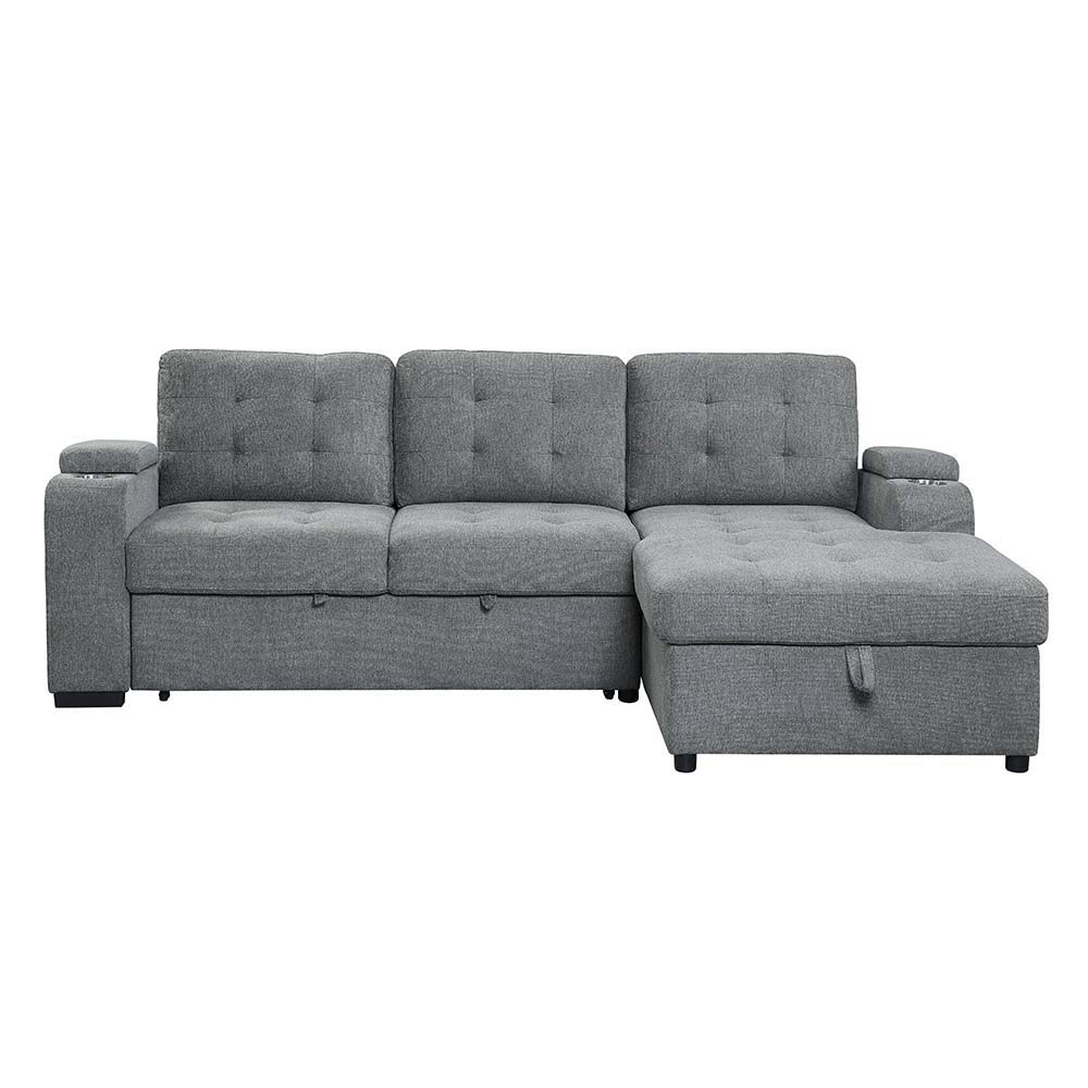 Kabira - Sectional Sofa - Gray Fabric - Tony's Home Furnishings