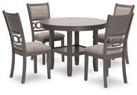 Thumbnail for Wrenning - Gray - Dining Room Table Set (Set of 5) - Tony's Home Furnishings