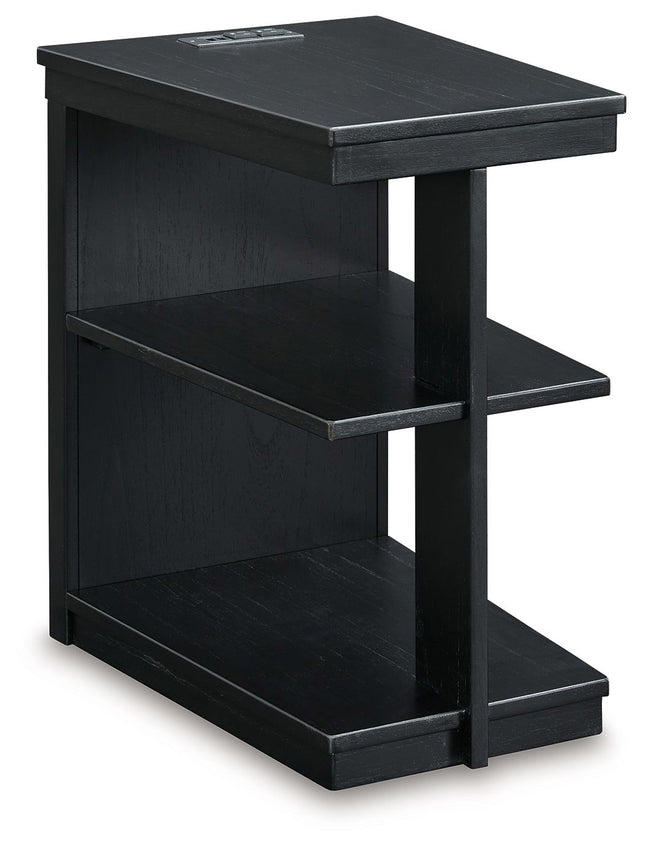 Winbardi - Black - Chair Side End Table - Tony's Home Furnishings