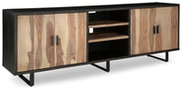 Thumbnail for Bellwick - Natural / Brown - Accent Cabinet Tony's Home Furnishings Furniture. Beds. Dressers. Sofas.