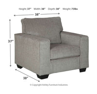 Thumbnail for Altari - Chair With Ottoman - Tony's Home Furnishings