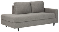 Thumbnail for Lyman - Graphite - Raf Corner Chaise Tony's Home Furnishings Furniture. Beds. Dressers. Sofas.