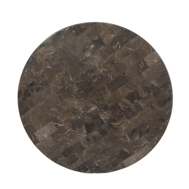 Burnett - Dining Table - Faux Marble & Dark Gray - Tony's Home Furnishings